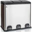 Brilanz Koš na tříděný odpad Savery, 3 x 20 l, nerez