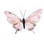 Dekoračný Motýlik ružová, 20 cm