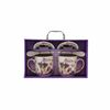 Zestaw prezentowy kubka porcelanowego z talerzykiem i łyżeczką Beautiful Lavender, 2 szt.