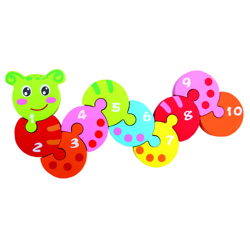 Bino Puzzle számokkal - földigiliszta