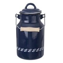 Orion Emaille Milchkanne BLAUDRUCK, 2 l