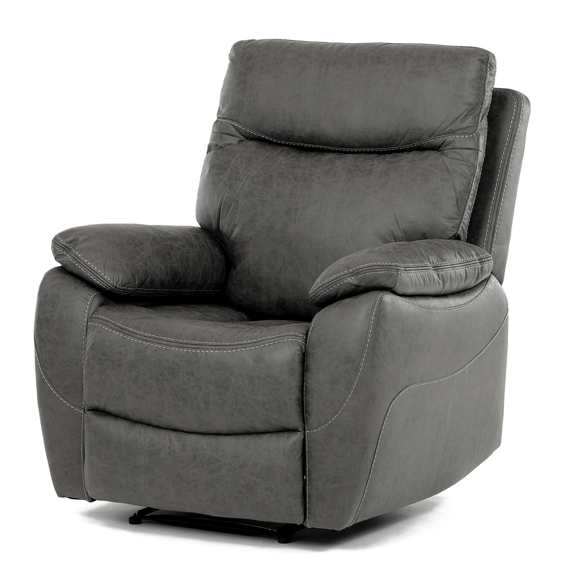 4092 GREY3 pozicionáló fotel vintage, szürke, szürke akciós termékkép 1