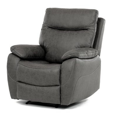 Polohovacie kreslo 4092 GREY3, vintage, sivá