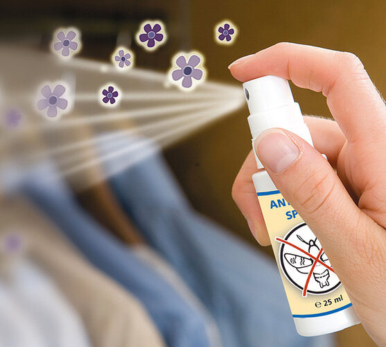 Wewnętrzna ochrona przed molami w sprayu