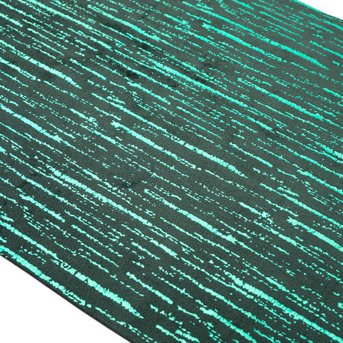 Běhoun na stůl Deco Fabric Velvet zelená, 28 x 150 cm