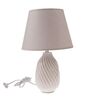 Lampa stołowa ceramiczna Vela, 38 cm, beżowy