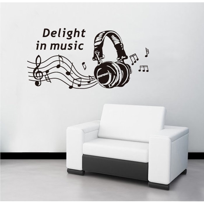 Samolepiaca dekorácia Delight in music