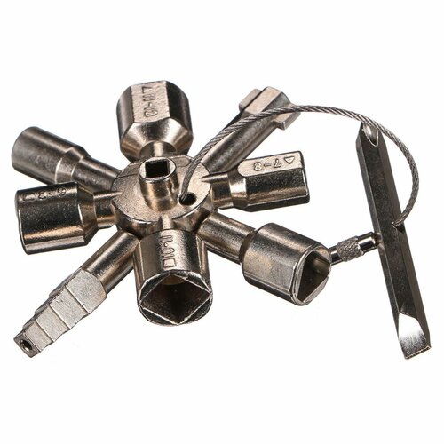Sixtol Univerzalni ključ za servisne omarice UNISERVICE BOX 13, 9,5 x 8,5 x 3 cm