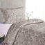 Lenjerie de pat Brissa Abstrakt, din bumbac, gri deschis, 140 x 200 cm, 70 x 90 cm