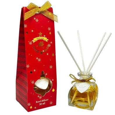 Difuzor de aromă cu bețișoare, Winter Spice, 50 ml