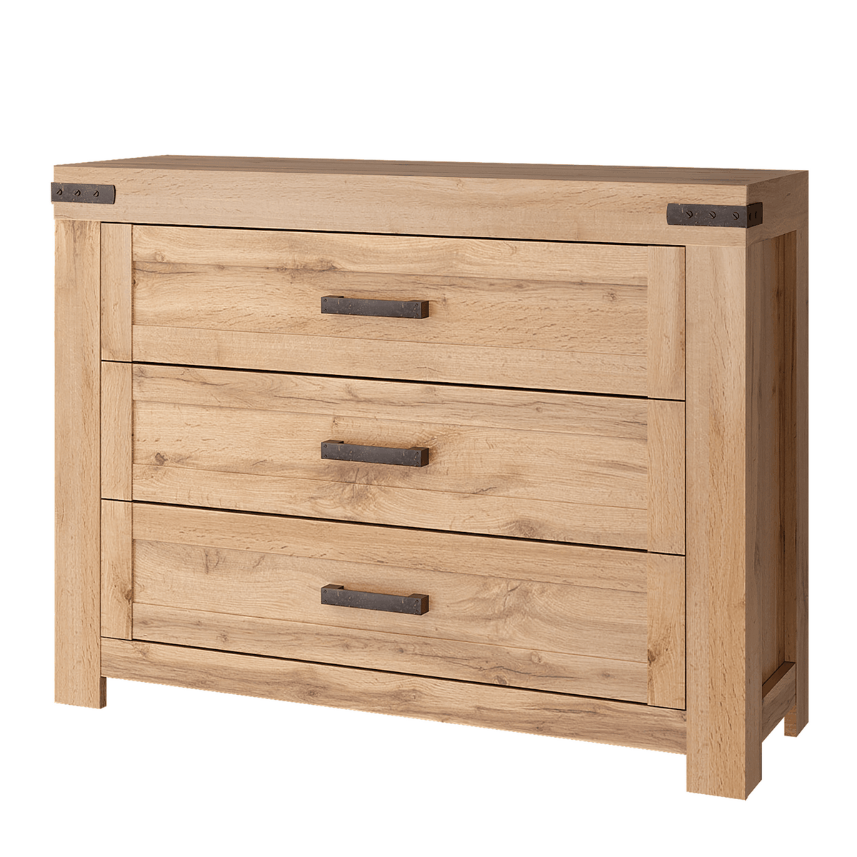 MORATIZ 3S komód, wotan korszak