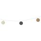 Lanț de lumină Raffia LED , 360 cm, 12 bile,diametru 6 cm, cronometru