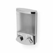 Compactor Dávkovač mydla/šampónu DUO 2x 310 ml, chróm
