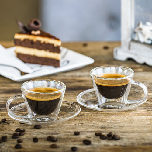 Pahare termo espresso 4Home Elegante Hot&Cool 80 ml, 2 buc.