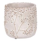 Betónový obal s dekorom gypsophily, 20 x 19 x 20 cm