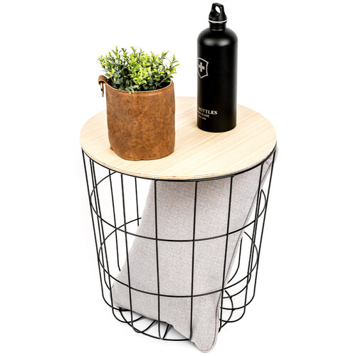 Odlagalna mizica Kilenny črna, 42 cm