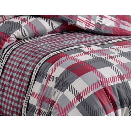 BedTex Bombažno posteljnino Hector rdeča, 140 x220 cm, 70 x 90 cm
