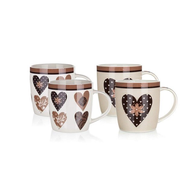 Banquet Hrnek CHOCO HEARTS 360 ml
