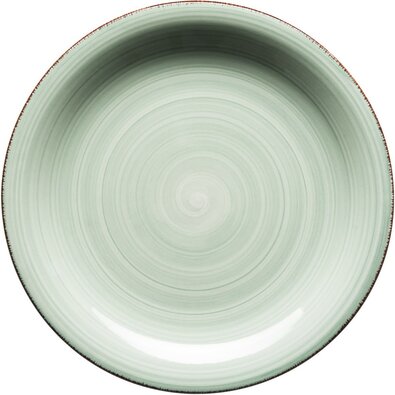 Farfurie desert Mäser Bel Tempo din ceramică, 19,5 cm, verde