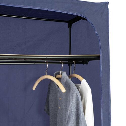 Wenko Dulap pliabil din material textil cu raft Business, 160 x 50 x 75 cm