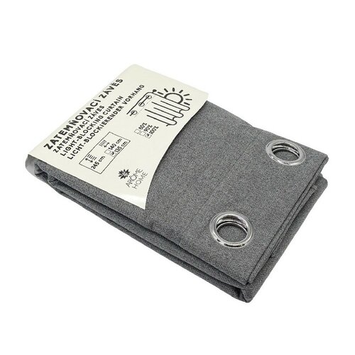 ARÔME HOME Затемнювальна штора темно-сіра, 135 x 245 см