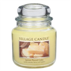 Village Candle illatgyertya, Citromos sütemény - Lemon Pound Cake, 397 g