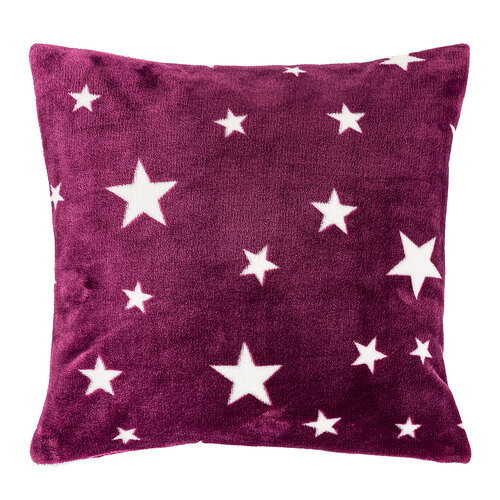 4Home Poszewka na poduszkę Stars violet, 40 x 40 cm, komplet 2 szt.