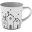 Ceramiczny kubek Domki II, 470 ml