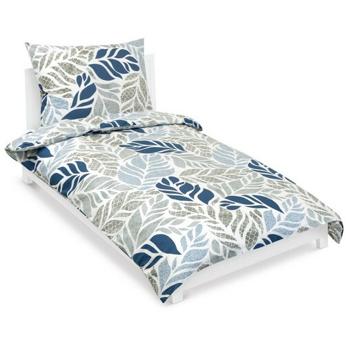 Бавовняна постільна білизна Variace синій, 140 x 200 см, 70 x 90 см