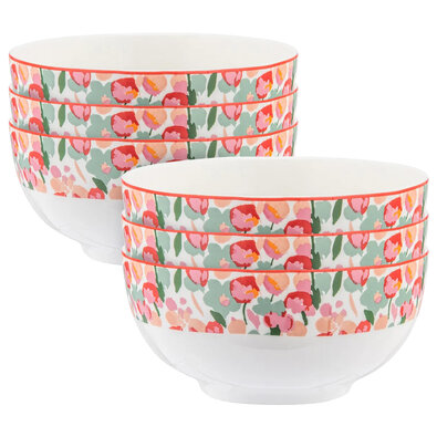 Altom Porcelanska skleda Grace 600 ml, premer 14cm, set 6 kosov