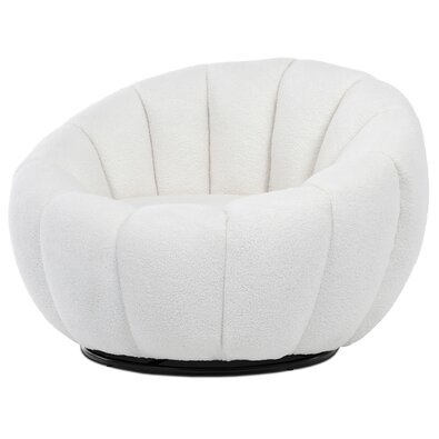 Scaun pivotant Bouclé WT2, alb