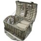 Picknickkorb für 4 Personen Brown, 46 x 31 x 21 cm