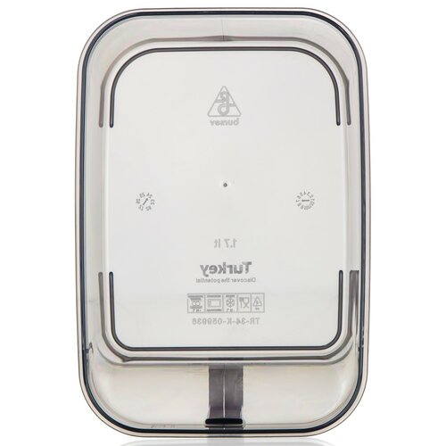 Banquet Контейнер для зберігання з ручкою ZOYA 1,7л, димчастий