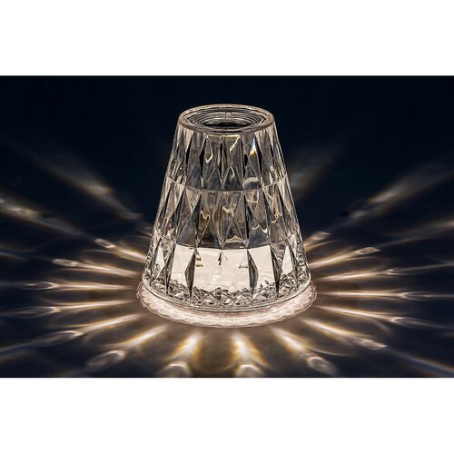 Lampă de masă cu LED Rabalux 76004 Siggy, transparentă