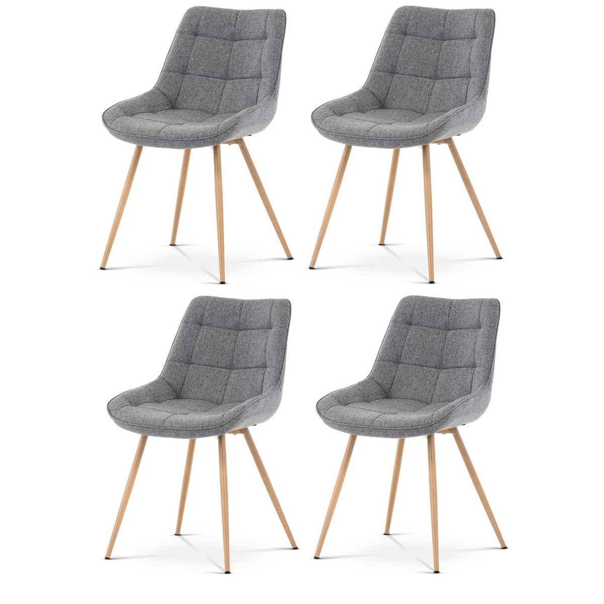 Sada jedálenských stoličiek CT-394 GREY2, 4 ks
