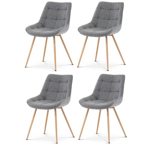 Sada jídelních židlí CT-394 GREY2, 4 ks