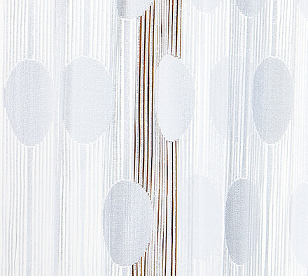 Provázková záclona Ada, bílá, 90 x 180 cm