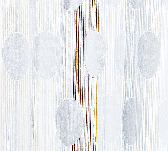 Provázková záclona, biela, 150 x 250 cm