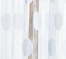 Provázková záclona, biela, 150 x 250 cm