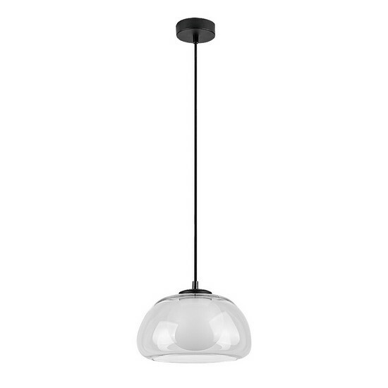 Rabalux 72274 nowoczesny żyrandol wiszący Elowen, przezroczysty, G9, 1x maks. 5 W