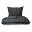 Lenjerie de pat din bumbac Kvalitex Tokyo negru, 200 x 200 cm, 2x 70 x 90 cm