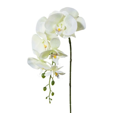 Mű orchidea, fehér, 86 cm