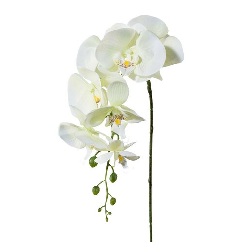Umelá Orchidea biela, 86 cm