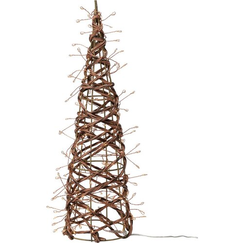 Decorațiune de Crăciun pentru exterior Con luminos, 40 x 12 cm, 160 LED-uri, alb cald