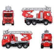 Mașină Pompieri Lena MercedesBenz Arocs, cu pompă de apă, 47 cm