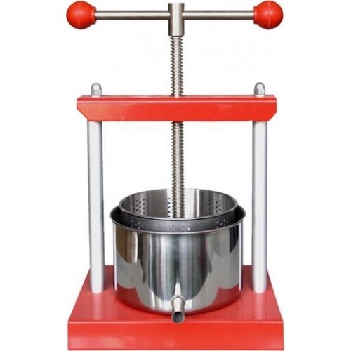 Nerjaveča ročna stiskalnica za sadje, 3 l