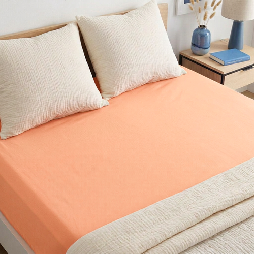 4Home Jersey rjuha IDEAL v barvi marelice, 180 x 200 cm