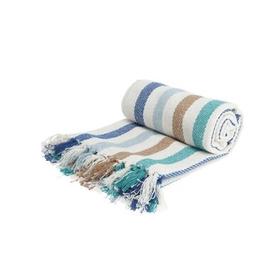 Baumwollteppich Stripes color, 125 x 150 cm