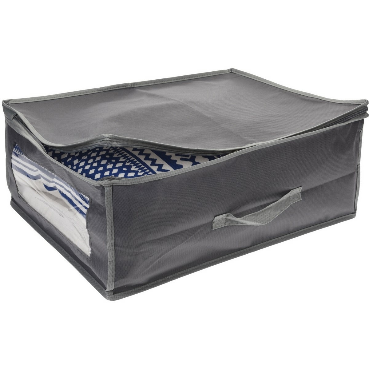 Storage Solutions Pokrowiec na koc 50 x 38 x 20 cm, ciemnoszary