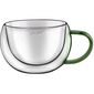 Lamart LT9112 Set 2 pahare cappuccino Vaso, 270ml, verde